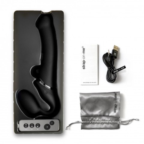 Strap-on-me VIBRATING STRAP-ON - M - BLACK