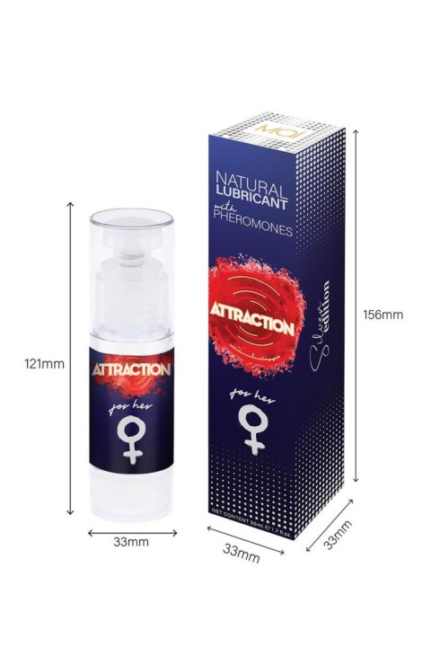 Lubrykant z feromonami ATTRACTION FOR HER 50 ML