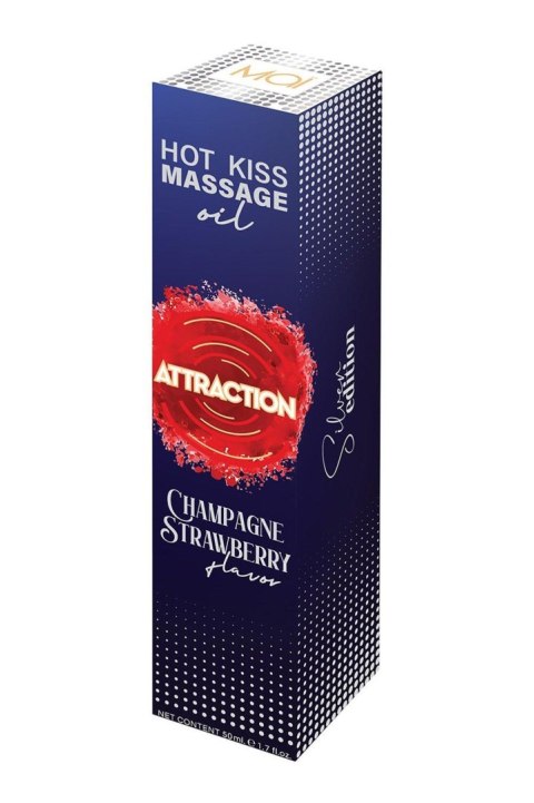 Attraction MASSAGE OIL ATTRACTION CHAMPAGNE STRAWBERRY 50 ML