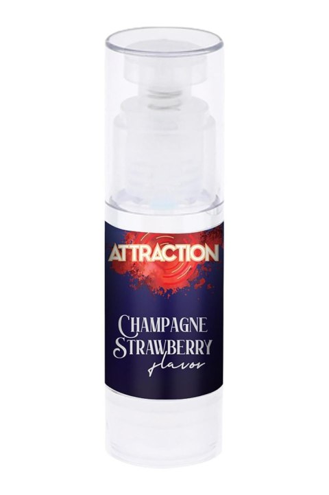 Attraction MASSAGE OIL ATTRACTION CHAMPAGNE STRAWBERRY 50 ML