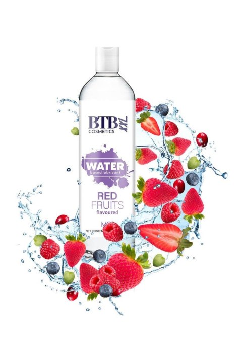 BTB Cosmetics BTB WATER BASED FLAVORED RED FRUITS LUBRICANT 250ML