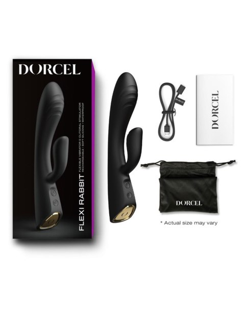 1 Dorcel wibrator FLEXI RABBIT BLACK