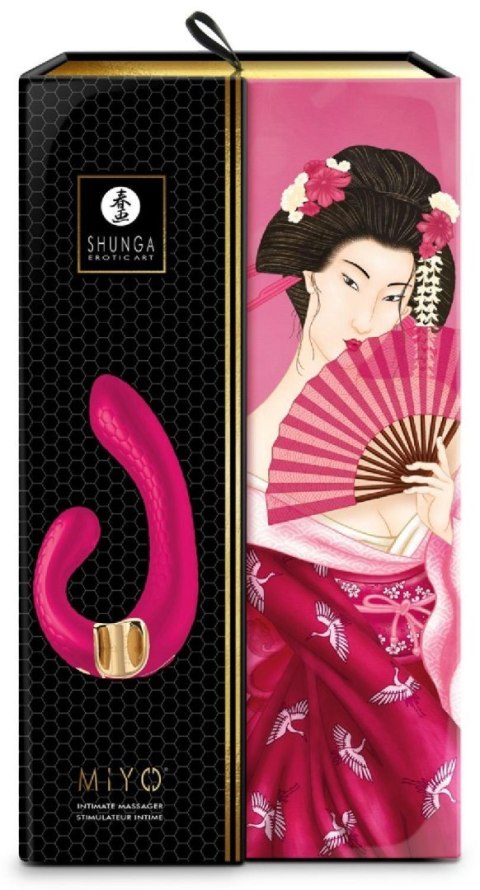 Shunga MIYO Intimate Wibrator, masażer, wand Raspberry