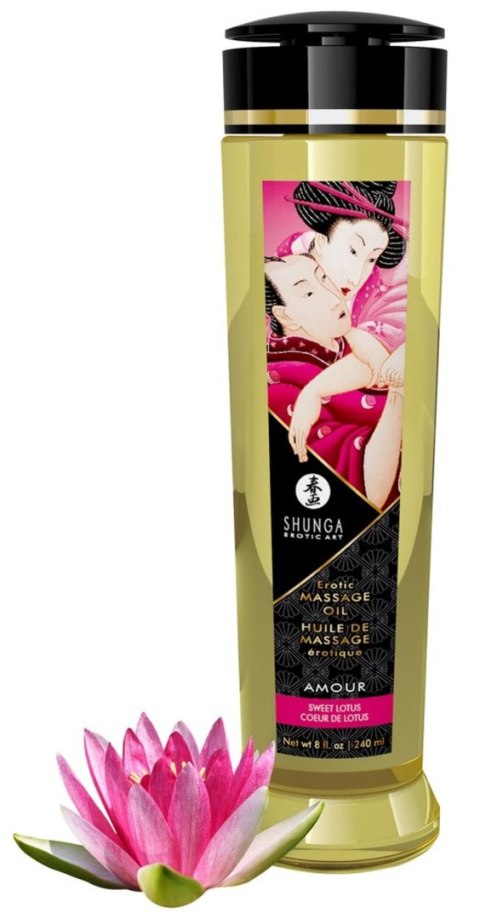 Shunga Massage Oil Amour SWEET LOTUS