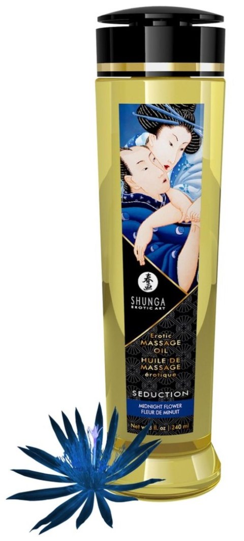 Shunga Massage Oil Seduction Midnight Flower