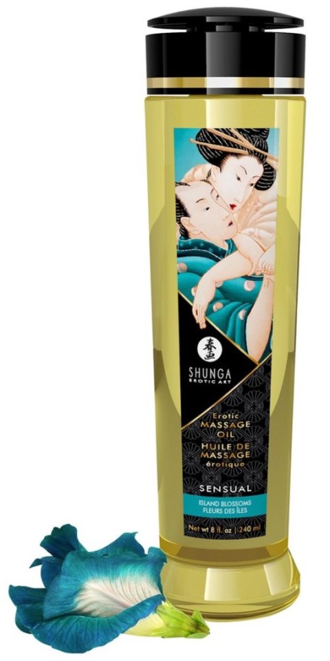 Shunga Massage Oil Sensual ISLAND BLOSSOMS