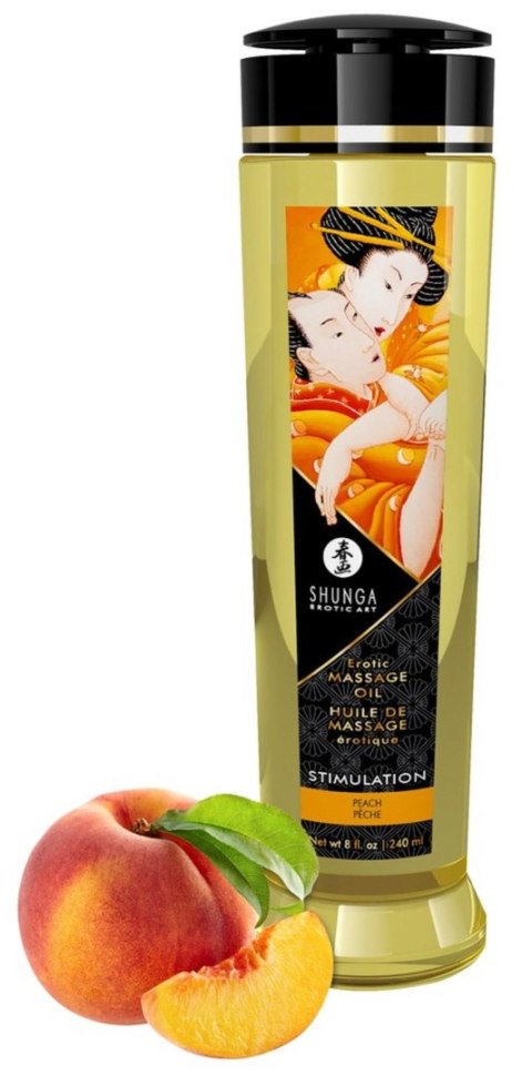 Shunga Massage Oil Stimulation PEACH