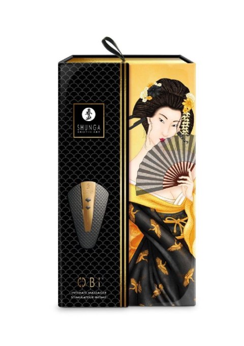 Shunga OBI Intimate Wibrator, masażer, wand Black