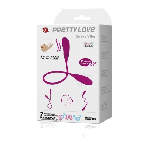 Pretty Love PRETTY LOVE -Snaky Vibe, 7 vibration functions 3 tickling functions Bendable