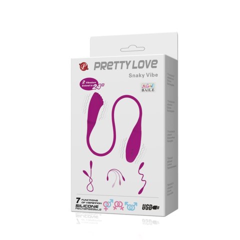 4 Pretty Love 2 WIBRATOR - Snaky Vibe, 7 vibration functions Bendable