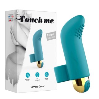 Masażer łechtaczki Touch Me Finger Vibrator Petrole