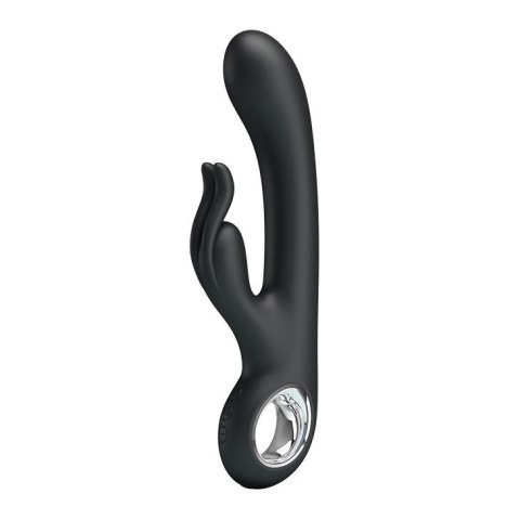 Króliczek wibrator - CARINA, BLACK, USB, 7 function