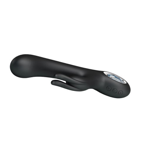 Króliczek wibrator - CARINA, BLACK, USB, 7 function