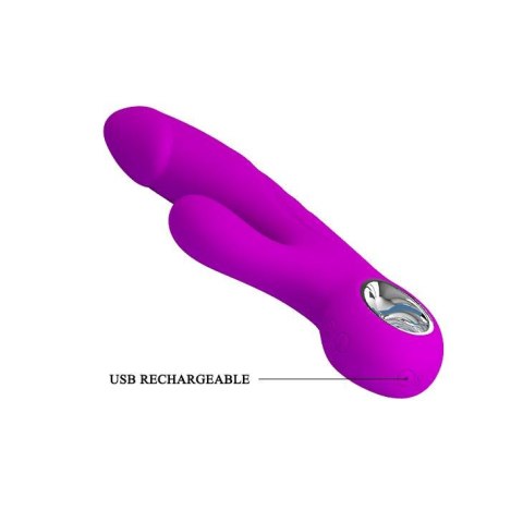 Wibrator króliczek GORDON, USB, 7 function