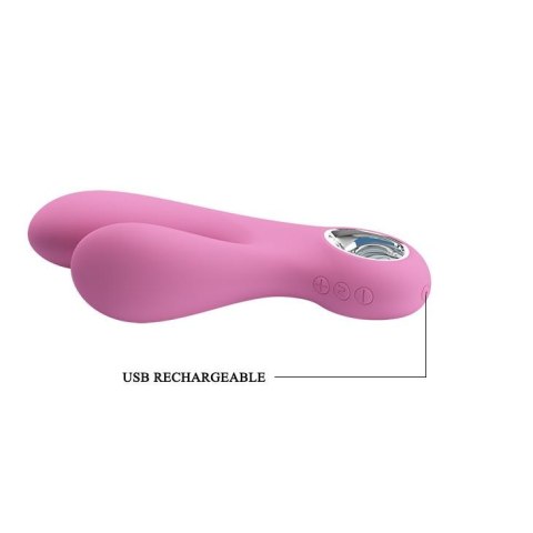 Pretty Love WIBRATOR - CANROL USB PINK 7 function