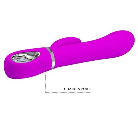 Pretty Love WIBRATOR - TERNENCE USB PURPLE 4 rot. 12 vibration