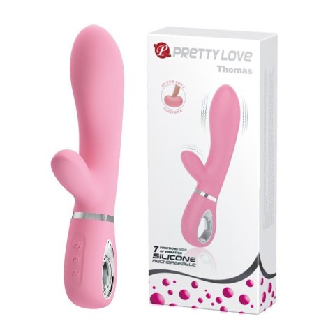 Pretty Love WIBRATOR - THOMAS USB PINK 7 function