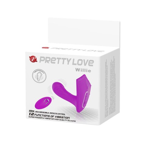 4 Pretty Love 2 WIBRATOR- Willie, 22 vibration functions Wireless remote control