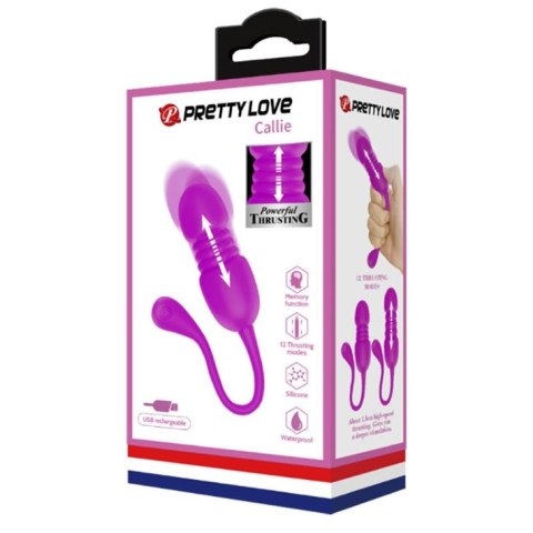 Pretty Love PRETTY LOVE - Callie, 12 vibration functions Memory function 12 thrusting settings