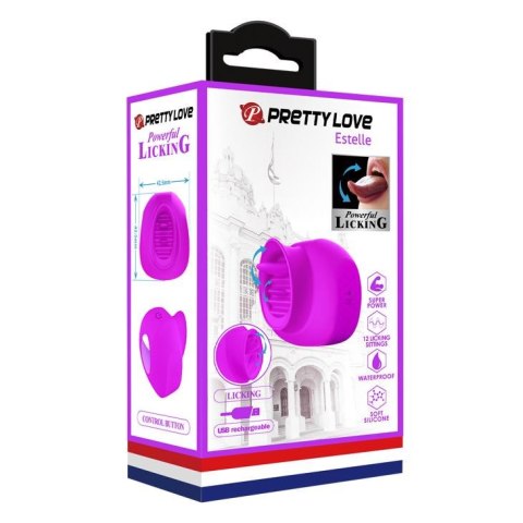 Pretty Love WIBRATOR - ESTELLE USB 12 Functions purple