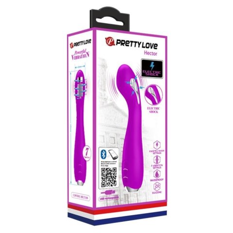 4 Pretty Love 2 WIBRATOR -HECTOR, 22 vibration functions 5 electric shock functions Mobile APP remote control