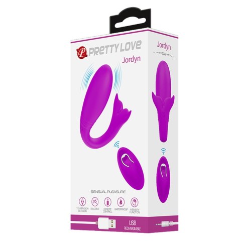 Pretty Love PRETTY LOVE - Jordyn, 12 vibration functions Wireless remote control