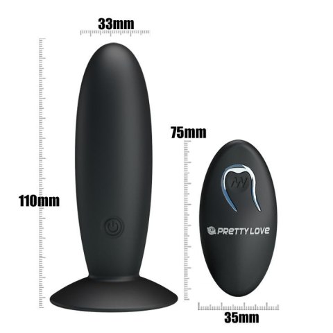 Pretty Love PRETTY LOVE - REMOTE CONTROL VIBRATING PLUG 12 function