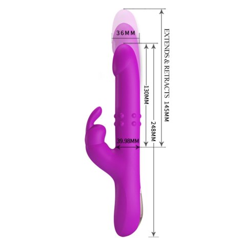 Pretty Love PRETTY LOVE - Reese, 12 vibration functions 4 rotation functions 4 thrusting settings