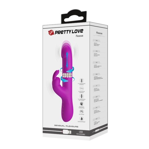 Pretty Love PRETTY LOVE - Reese, 12 vibration functions 4 rotation functions 4 thrusting settings