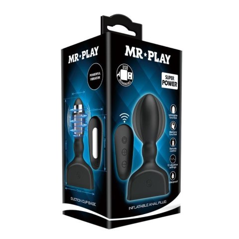 Mr. Play MR PLAY- INFLATABLE ANAL plug, korek analny