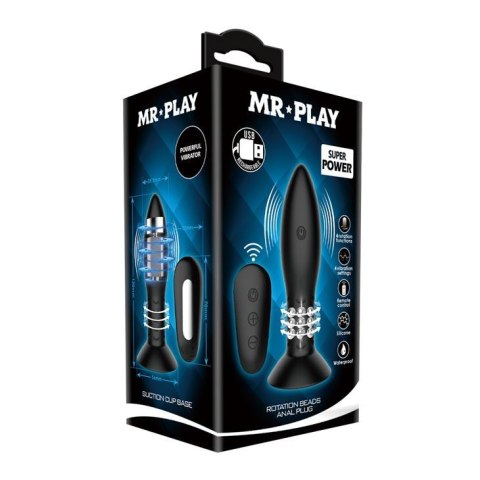 Mr. Play MR PLAY - Rotation Beads Anal Plug