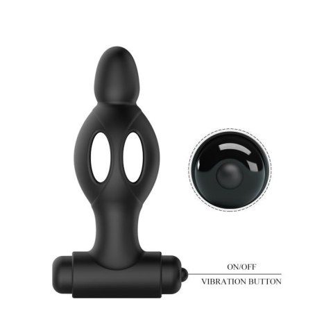 Mr. Play MR PLAY - SILICONE VIBRATING ANAL plug, korek analny