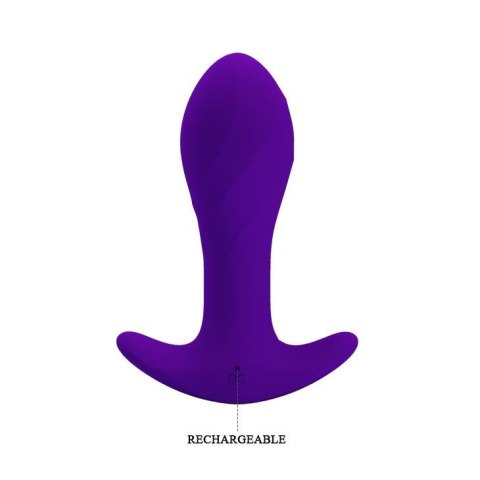 Pretty Love PRETTY LOVE - MORTON Anal Plug, korek analny Massager 12 Functions USB