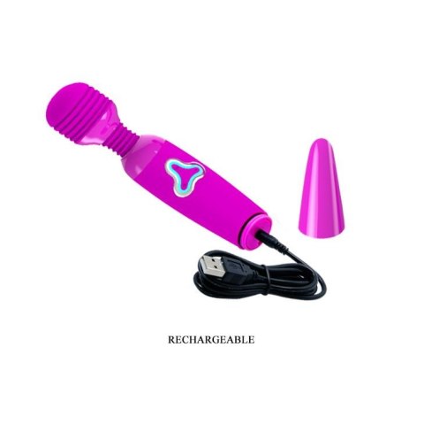 4 Pretty Love 2 WIBRATOR - USB BODY Wand, rożdżka, mikrofon 7 function