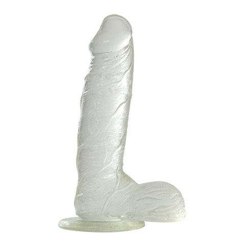 Dildo-JELLY DILDO REAL RAPTURE CLEAR 7.5""""""""""""""""