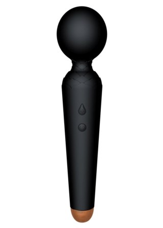 Stymulator, wibrator-Mini wibrator Power Wand, różdżka, mikrofon USB 10 Functions - Black