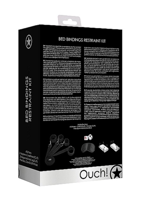 Bed Binding Restraint Kit - Black