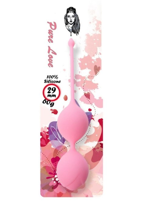 Silicone Kegel Balls 29mm 60g Pink - Boss Series