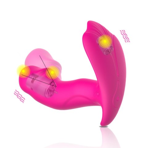 Stymulator-Silicone Panty Vibrator and Pulsator USB 10 Function / Heating