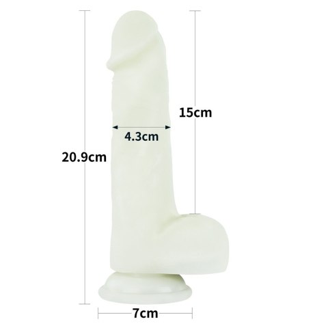 8.0'' LUMINO PLAY SILICONE DILDO 24-0349