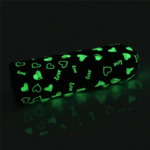 Mini wibrator Glow-in-the-dark Heart Wibrator, masażer, wand