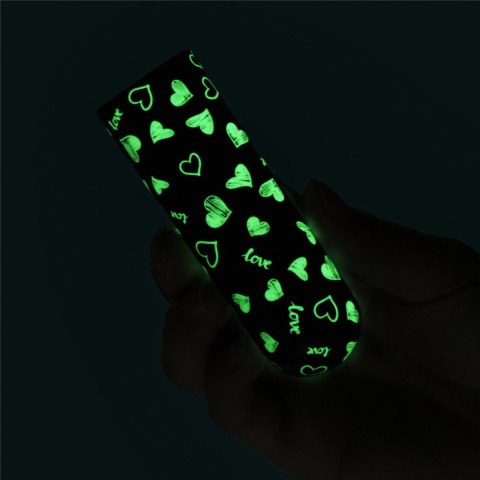 Mini wibrator Glow-in-the-dark Heart Wibrator, masażer, wand