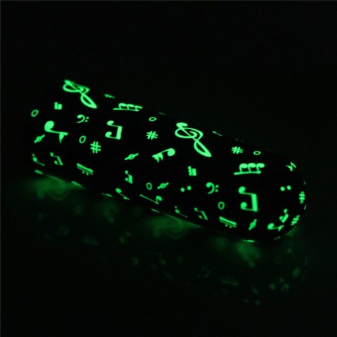 Mini wibrator Glow-in-the-dark Music Wibrator, masażer, wand