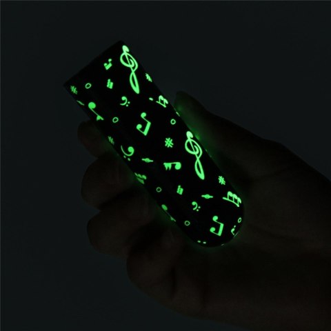 Mini wibrator Glow-in-the-dark Music Wibrator, masażer, wand