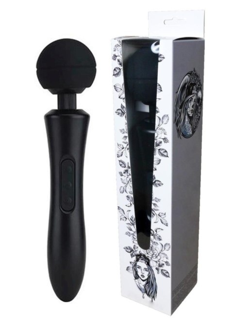 Stymulator, wibrator-Wibrator, masażer, wand Ultra Powerful -Big USB Black 20 Function