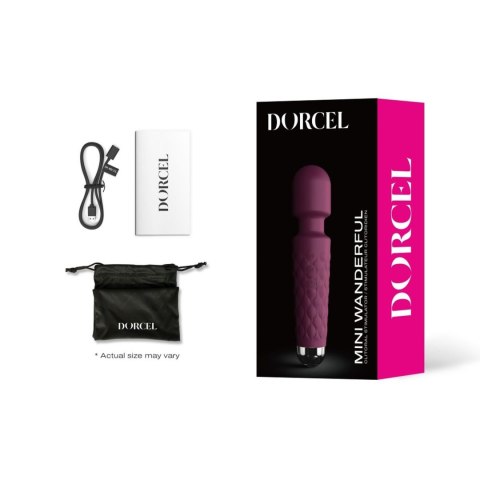 DORCEL MINI Wand, rożdżka, mikrofonERFUL PLUM