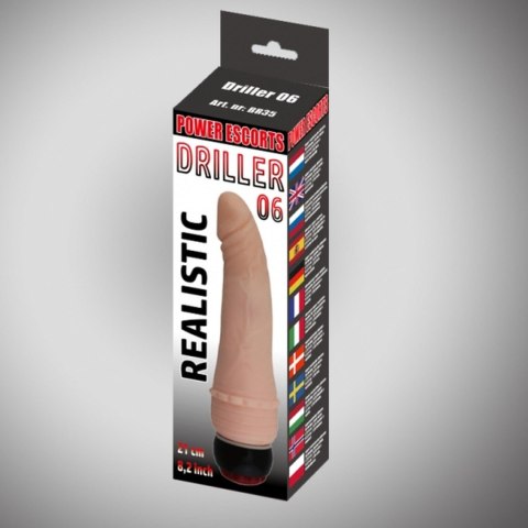 Driller 06 flesh 21 cm realistic vibrating