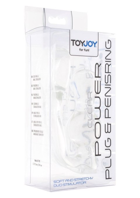 Power Plug & Penisring Transparent