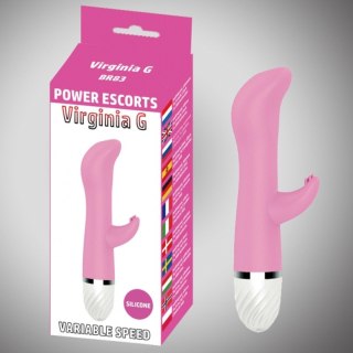 Virginia g pink 27 cm silicone wibrator 20 speed