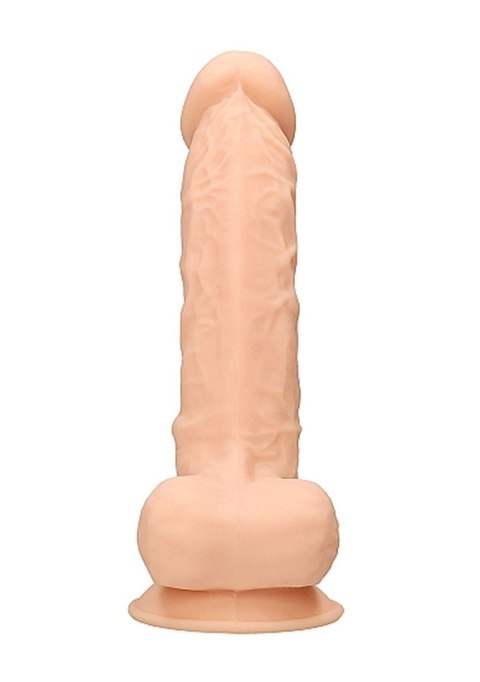 Silicone Dildo With Balls - 22,8 cm - Flesh